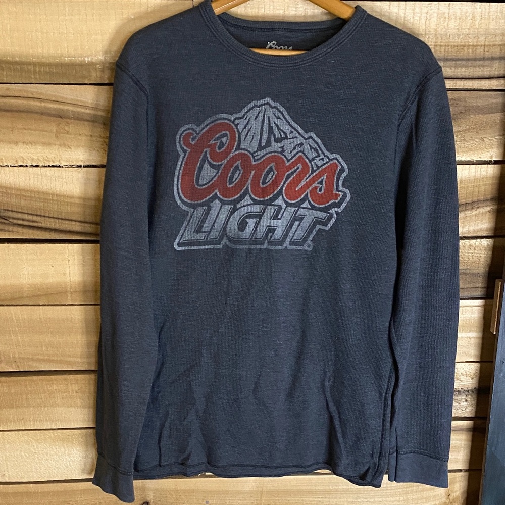 Coors Light Graphic thermal long sleeve shirt size Large (tag XXL)